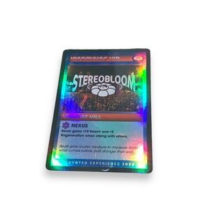 Stereobloom Holographic EDC Las Vegas Trading Card